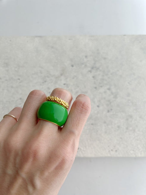macaron † green